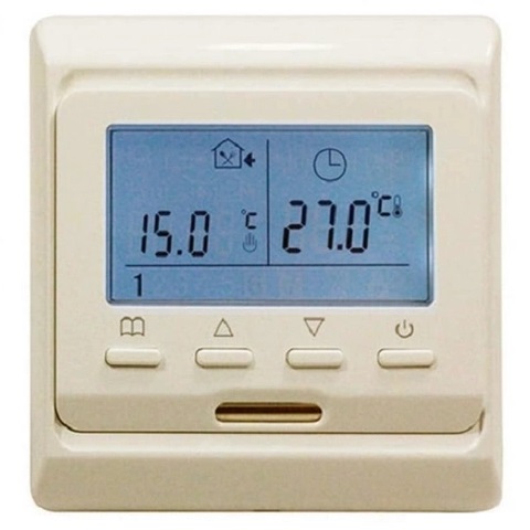 Терморегулятор In-Therm E51.716 Бежевый програмируемый -1