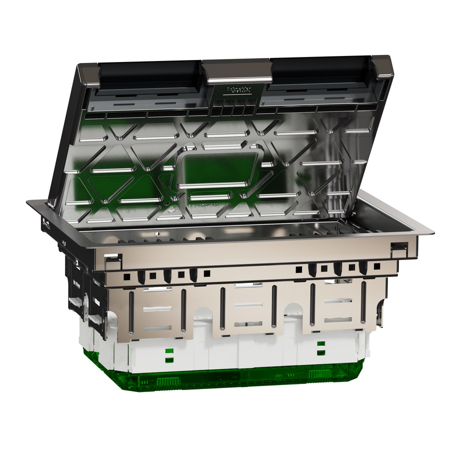 Металевий лючок на 8 постів Schneider Unica System+ (INS52125) -1