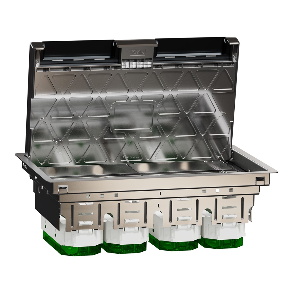 Металевий лючок на 12 постів Schneider Unica System+ (INS52127) -1