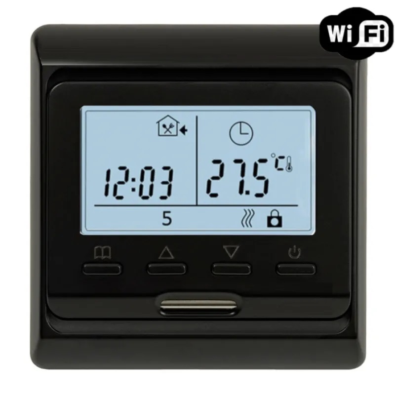 Wi-Fi Терморегулятор In-Therm E51 Черный програмируемый 