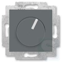 Диммер поворотный ABB Neo графит/бело-ледяной