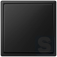 Выключатель 1-кл JUNG LS990 10А чёрный графит матовый  