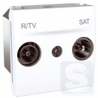 Розетка TV-SAT Unica белая MGU3.454.18