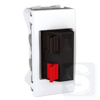 Аудиорозетка Unica 1 модуль белая MGU3.487.18