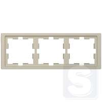 Рамка 3 постовая, Schneider Merten D-Life Сахара MTN4030-6533