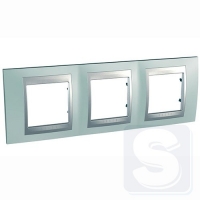 Рамка 3-я Schneider Unica Top Изумрудный MGU66.006.094