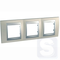 Рамка 3-я Schneider Unica Top Титановый/Алюминий (MGU66.006.095) Рамка 3-я Schneider Unica Top Титановый/Алюминий (MGU66.006.095)