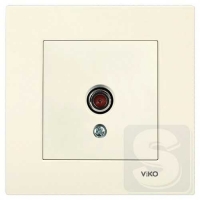 TV розетка концевая Viko Karre 90960110 крем