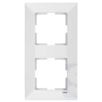 Рамка вертикальная 2-я Viko Meridian 90979022 белый